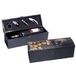 קופסא מעץ ליין,קופסא עם אביזרים ליין