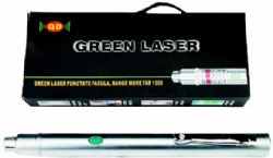 עט לפרסום, כנס, עט עם לוגו  -עט לייזר ירוק טווח 1000 מטר ודגם נוסף של 5000 מטר