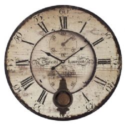 שעון קיר מטוטלת ענק 58 ס"מ בעיצובים שונים.