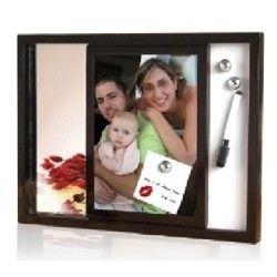 לוח מחיק עם עט ותמונה