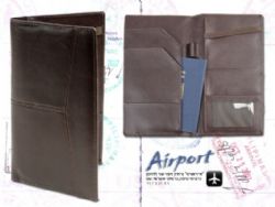נרתיק דמוי עור לדרכונים,כרטיס טיסה כרטיס אשראי