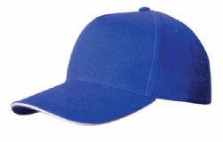 כובע כותנה עם מצחייה וסגירת סקוטש