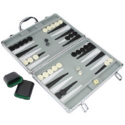 שש בש מזוודת אלומיניום