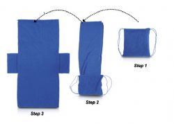 תיק גב עם מגבת