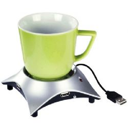 מפצל u.s.b עם פלטה לחימום קפה מתאים כמתנה, מתנה ליום הולדת, לכנסים ,אירועים