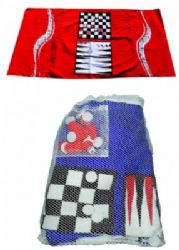 מגבת חוף עם משחקים