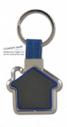 מחזיק מפתחות בצורת בית מסתובב,מתאים לחריטה כמתנה