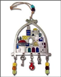 מובייל של ארץ הקודש,מובייל ירושלים,מובייל לתלייה בבית או במשרד,מתנה לחו"ל,מתנה לאורחים