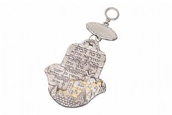 מתלה לבית בסגנון ברכת הבית,עבודת יד,יציקה של חמסה