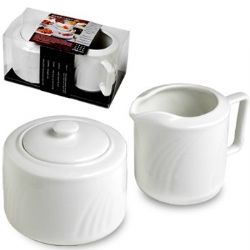 מארז פורצלן,מארז מתנה של כד חלב קטן וסוכר