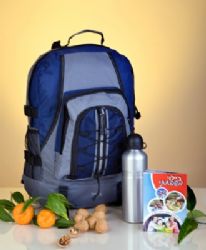 תיק גב מעוצב עם בקבוק