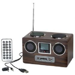 רמקול סטריו ורדיו נטען עם כניסת מתאים כמתנה, מתנה ליום הולדת, לכנסים ,אירועיםUSB