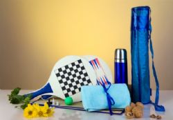 סט של מחצלת ומטקות