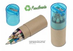 סט עפרונות במארז קרטון ממוחזר,מתאים כמוצר ירוק לעובדי חברה או כמתנה לשימור הסביבה