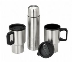 סט קפה טרמוס נירוסטה