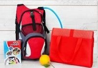 תיק ספורט מימייה עם שקית מים 2 מחצלת, ספרון בילוי משפחתי