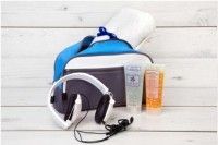 תיק רחצה ואוזניות,מתנה ליום הולדת,מתנה לעובד