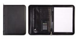 מכתביה עם מחשבון A4 דמוי עור,מתאים כמתנה בכנס,מתנה לעובד