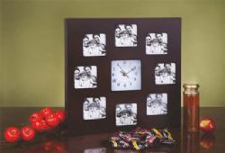 שעון משפחתי מעץ