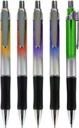 עט לפרסום, כנס, עט עם לוגו  -עט כדורי, גוף פלסטיק, אחיזת גומי, מילוי דמוי פרקר