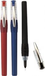 עט לפרסום, כנס, עט עם לוגו  -עט רולר, חוד סיכה, גימור גומי, 0.7 מ"מ, FREE INK