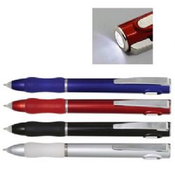 עט לפרסום, כנס, עט עם לוגו  -עט פנס עם תאורת לד