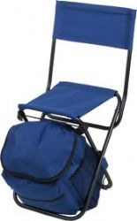 כסא מתקפל, תיק גב, בד קורדורה, עד 100 ק"ג