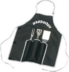 סינר מנגל,סינר מנגל עם כלים לברביקיו,ניתן לעשות הדפסה