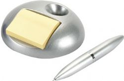 מעמד מגנטי עם עט ונייר ממו, באריזת מתנה מתאים לאירועים, כנסים, ועידות, מוצר קד"מ