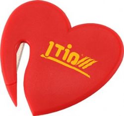 סכין לפתיחת מכתבים בצורת לב מתאים לאירועים, כנסים, ועידות, מוצר קד"מ