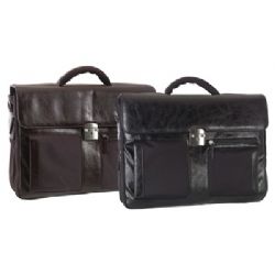 תיק מנהל,תיקי מנהלים,תיק מהודר,תיק מעור משולב בבד