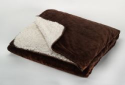 שמיכת מיקרופייבר - צמר דו שכבתית