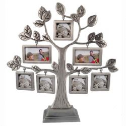 עץ משפחה 7 מסגרות לתמונות-מרובעים