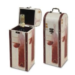 מארז לבקבוק מצויר מקנבס