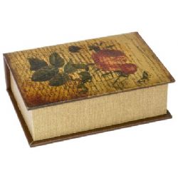 קופסאת איחסון בצורת ספר עתיק מתאים כמתנה, מתנה ליום הולדת, לכנסים ,אירועים