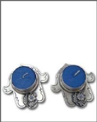 מעמד נרות ייחודי בצורת חמסה,מתנה מקסימה לבית