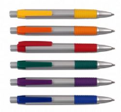 עט כדורי גוף כסוף