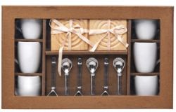 סט אספרסו,כוסות אספרסו,מארז לקפה,מתנה לעובד