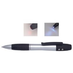 עט לייזר מפלסטיק כולל תאורת לד