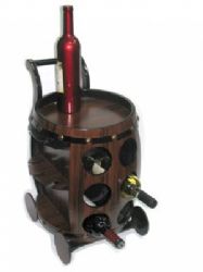 מתנה לחג, מתנה לפסח, עגלת 6 בקבוקים עם מתלה כוסות