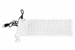 מקלדת אלחוטית מסיליקון מתאים לועידות, כנסים ,