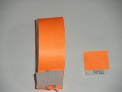 צמידי לונה פארק,צמיד נייר לזיהוי חד פעמי