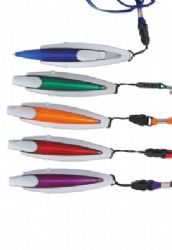 עט לפרסום, כנס, עט עם לוגו  -עט כדורי נשלף ניתלה על שרוך