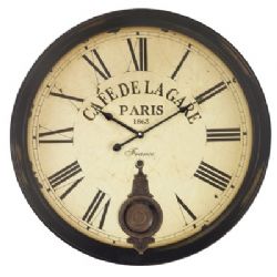 שעון קיר מטוטלת ענק בעיצוב מיוחד מתנה אישית