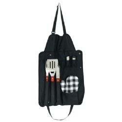 סינר מנגל עם אביזרים,מתנה ליום הולדת לעובד