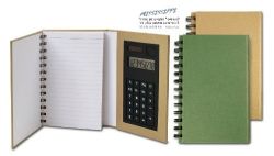 פנקס עם מחשבון ובלוק נייר