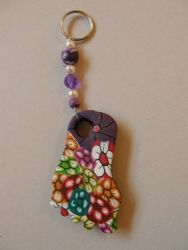 מחזיק מפתחות מפימו כף רגל