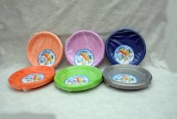 צלחות צבעוניות